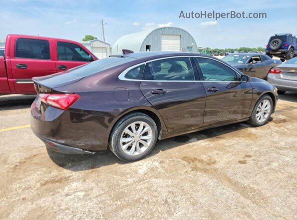 1G1ZD5ST3MF039385 2021 CHEVROLET MALIBU Бордовый Задняя правая четверть