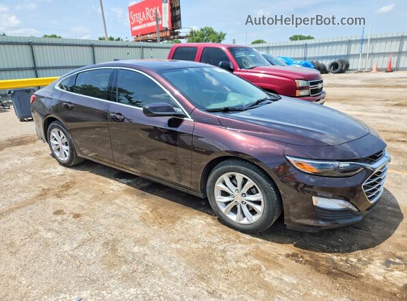 1G1ZD5ST3MF039385 2021 CHEVROLET MALIBU Бордовый Передняя правая четверть