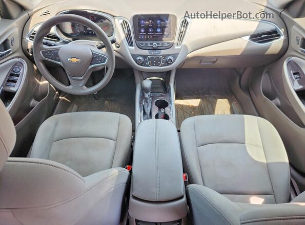 1G1ZD5ST3MF039385 2021 CHEVROLET MALIBU Бордовый Вид панели приборов