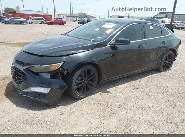 1G1ZD5ST3MF046482 2021 CHEVROLET MALIBU Черный Передняя левая четверть