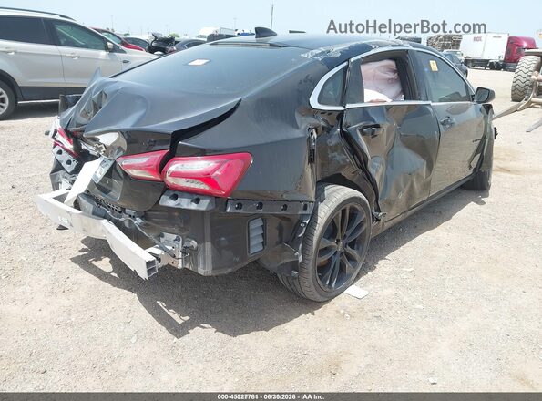1G1ZD5ST3MF046482 2021 CHEVROLET MALIBU Черный Задняя правая четверть
