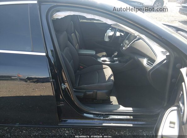 1G1ZD5ST3MF077733 2021 CHEVROLET MALIBU Черный Вид салона спереди