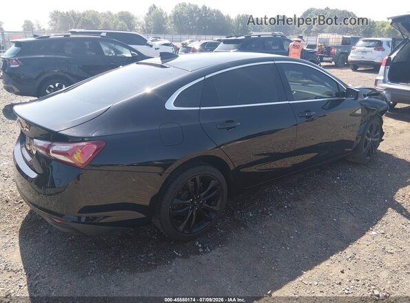 1G1ZD5ST3MF077733 2021 CHEVROLET MALIBU Черный Задняя правая четверть