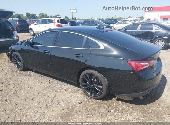 1G1ZD5ST3MF077733 2021 CHEVROLET MALIBU Черный Задняя левая четверть