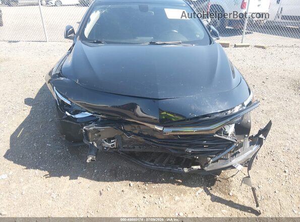 1G1ZD5ST3MF077733 2021 CHEVROLET MALIBU Черный Вид спереди
