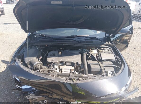 1G1ZD5ST3MF077733 2021 CHEVROLET MALIBU Черный Вид сзади