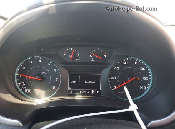 1G1ZD5ST3NF128813 2022 CHEVROLET MALIBU Silver Instrument cluster view