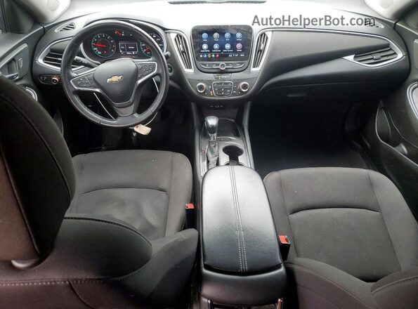 1G1ZD5ST3NF197243 2022 CHEVROLET MALIBU Black Вид панелі приладів