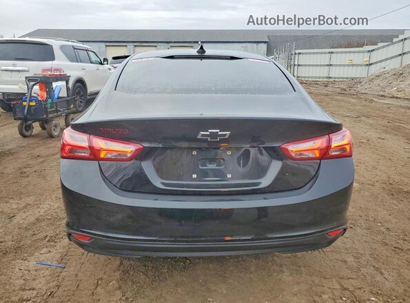 1G1ZD5ST3NF197243 2022 CHEVROLET MALIBU Black Вид ззаду