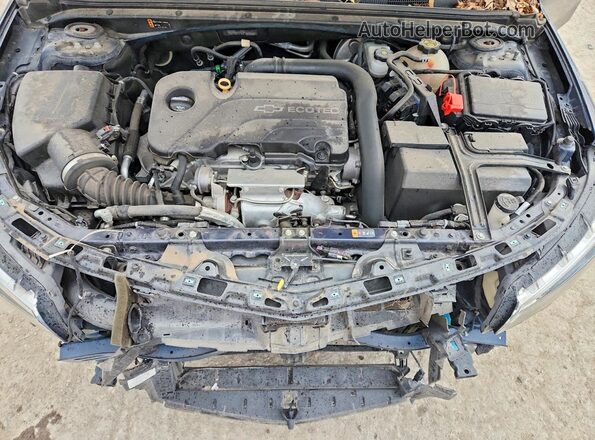 1G1ZD5ST4JF105535 2018 CHEVROLET MALIBU Синий Вид задней части салона