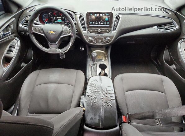 1G1ZD5ST4JF133464 2018 CHEVROLET MALIBU Burgundy Vista del salpicadero
