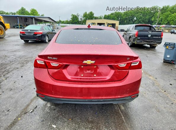 1G1ZD5ST4JF133464 2018 CHEVROLET MALIBU Burgundy Vista trasera