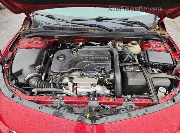 1G1ZD5ST4JF133464 2018 CHEVROLET MALIBU Burgundy Vista interior trasera