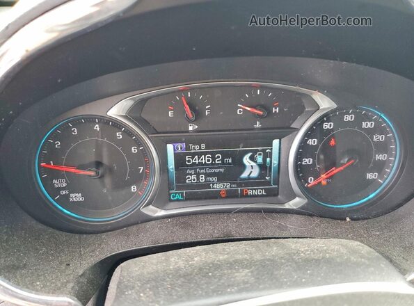 1G1ZD5ST4JF145842 2018 CHEVROLET MALIBU Black Widok zestawu wskaźników