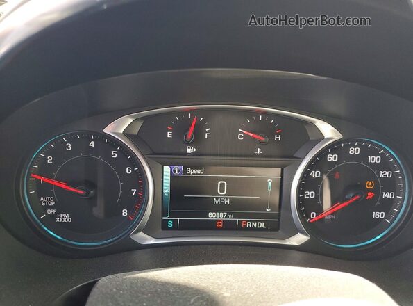 1G1ZD5ST4JF231264 2018 CHEVROLET MALIBU Red ხელსაწყოთა პანელის ხედი