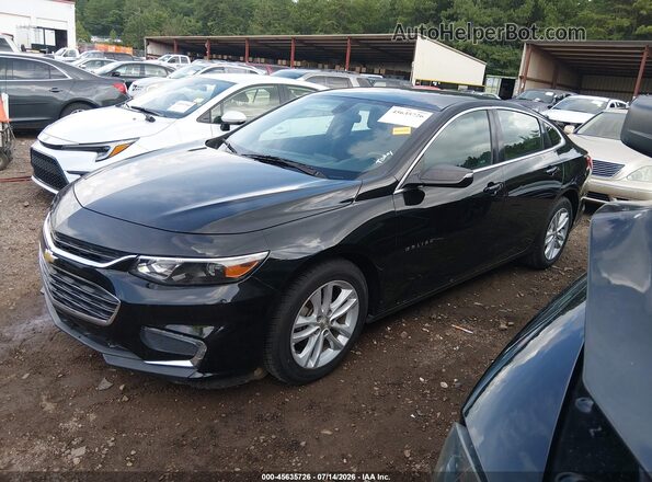 1G1ZD5ST4JF244533 2018 CHEVROLET MALIBU Черный Передняя левая четверть