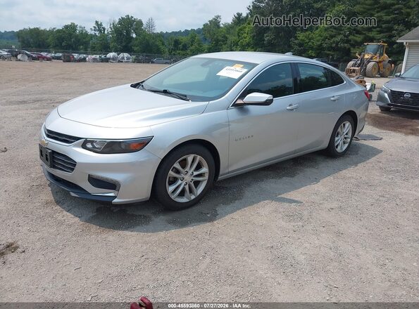 1G1ZD5ST4JF275958 2018 CHEVROLET MALIBU Silver წინა მარცხენა ხედი სამი მეოთხედიდან