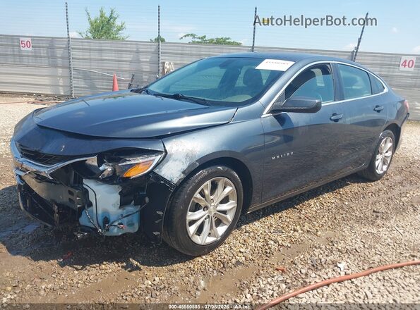 1G1ZD5ST4KF104239 2019 CHEVROLET MALIBU Blue წინა მარცხენა ხედი სამი მეოთხედიდან