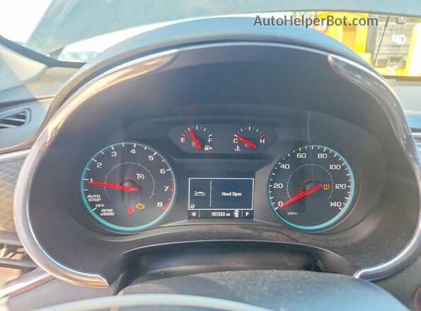 1G1ZD5ST4KF114155 2019 CHEVROLET MALIBU Black Vista del cuadro de instrumentos