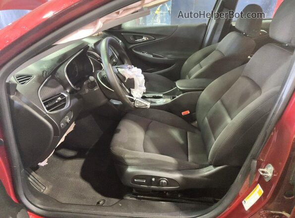 1G1ZD5ST4KF131005 2019 CHEVROLET MALIBU Red Widok wnętrza z przodu