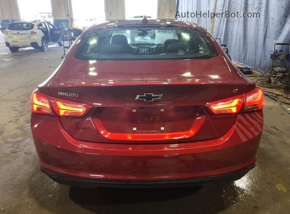 1G1ZD5ST4KF131005 2019 CHEVROLET MALIBU Red Widok z tyłu