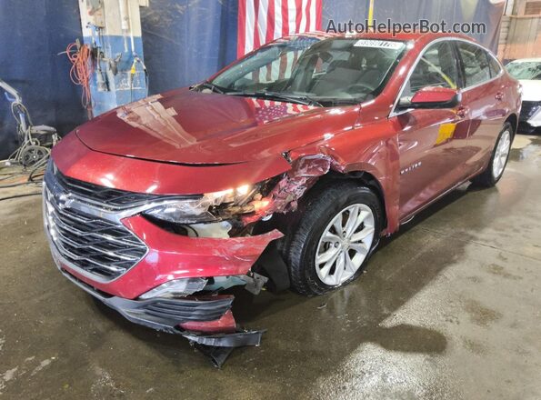 1G1ZD5ST4KF131005 2019 CHEVROLET MALIBU Red Widok naklejki z numerem VIN