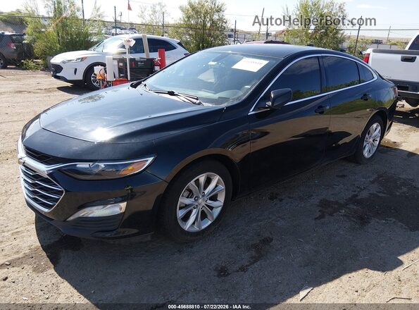 1G1ZD5ST4KF134440 2019 CHEVROLET MALIBU Black წინა მარცხენა ხედი სამი მეოთხედიდან