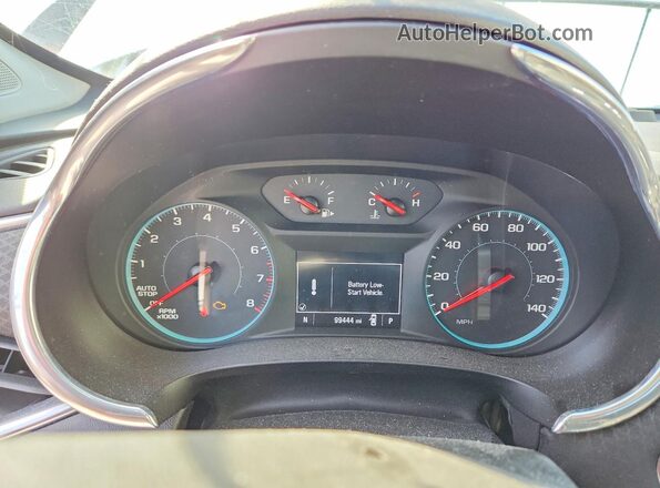 1G1ZD5ST4KF137886 2019 CHEVROLET MALIBU White Instrument cluster view