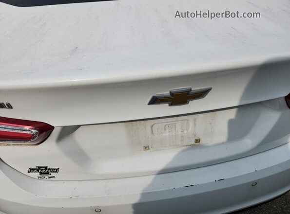 1G1ZD5ST4KF137886 2019 CHEVROLET MALIBU White VIN sticker view