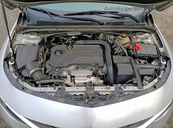 1G1ZD5ST4KF184173 2019 CHEVROLET MALIBU Серебряный Вид задней части салона