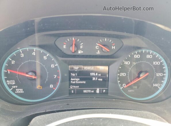 1G1ZD5ST4LF089632 2020 CHEVROLET MALIBU Серебряный Вид щитка приборов