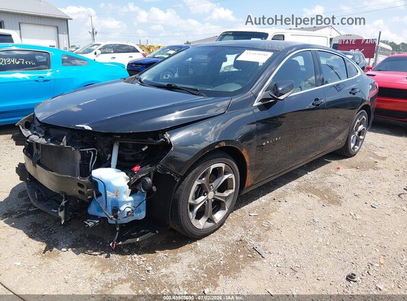 1G1ZD5ST4LF101357 2020 CHEVROLET MALIBU Черный Передняя левая четверть