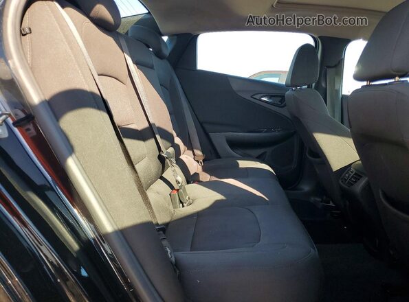 1G1ZD5ST4LF120958 2020 CHEVROLET MALIBU Black უკანა სავარძლების ხედი