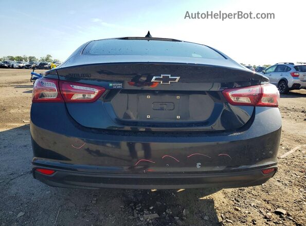 1G1ZD5ST4LF120958 2020 CHEVROLET MALIBU Black უკანა ხედი