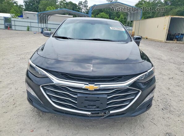1G1ZD5ST4MF006119 2021 CHEVROLET MALIBU Black Front view