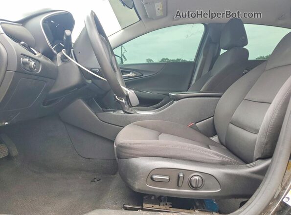 1G1ZD5ST4MF006119 2021 CHEVROLET MALIBU Black Front interior view