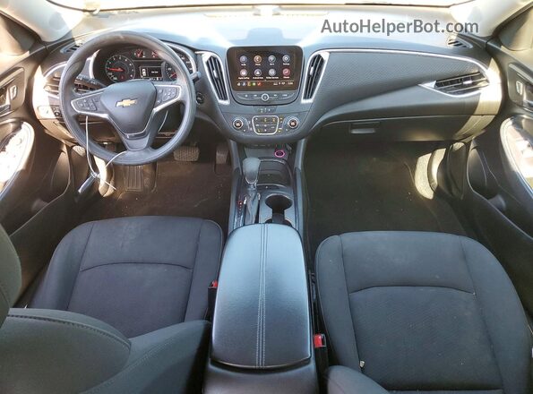 1G1ZD5ST4MF008145 2021 CHEVROLET MALIBU Black Вид панелі приладів