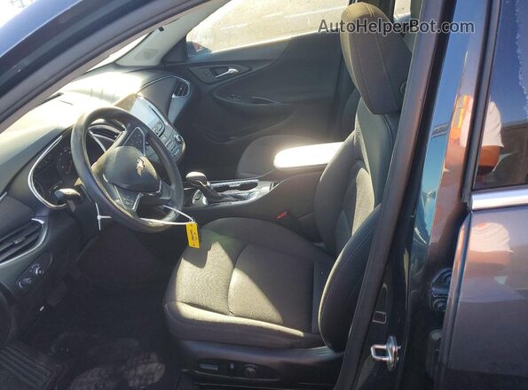 1G1ZD5ST4MF014754 2021 CHEVROLET MALIBU Black Widok wnętrza z przodu
