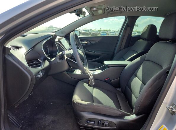 1G1ZD5ST4MF040254 2021 CHEVROLET MALIBU Серебряный Вид салона спереди