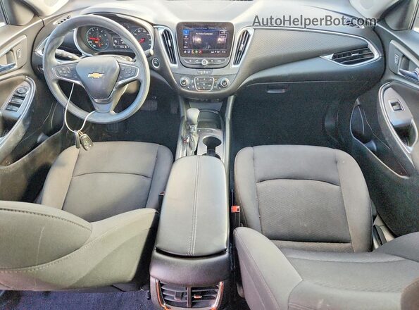 1G1ZD5ST4MF040254 2021 CHEVROLET MALIBU Серебряный Вид панели приборов