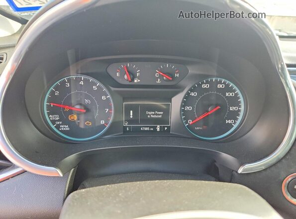 1G1ZD5ST4MF040254 2021 CHEVROLET MALIBU Серебряный Вид щитка приборов