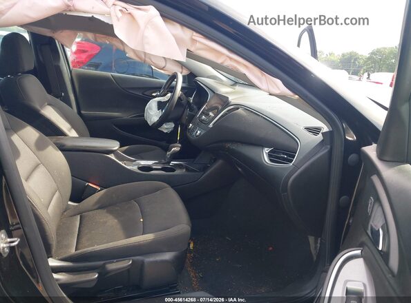 1G1ZD5ST4MF070290 2021 CHEVROLET MALIBU Черный Вид салона спереди