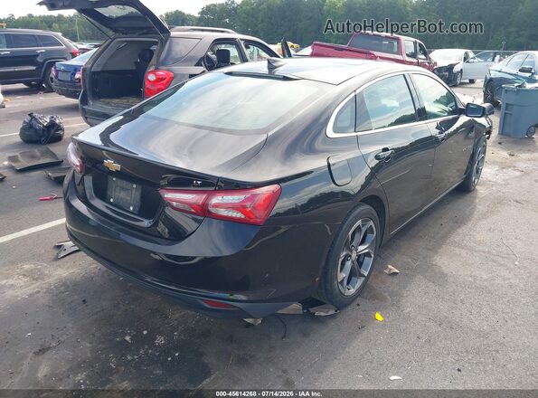1G1ZD5ST4MF070290 2021 CHEVROLET MALIBU Черный Задняя правая четверть
