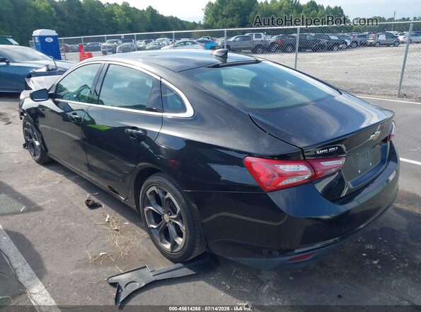 1G1ZD5ST4MF070290 2021 CHEVROLET MALIBU Черный Задняя левая четверть