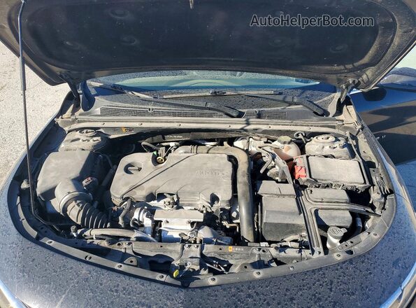 1G1ZD5ST4MF070435 2021 CHEVROLET MALIBU Черный Вид задней части салона