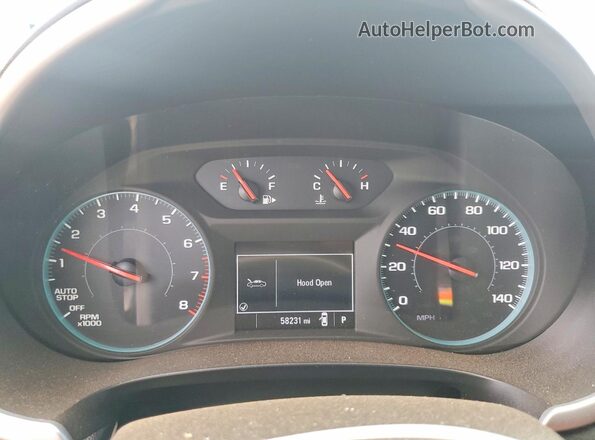 1G1ZD5ST4NF102978 2022 CHEVROLET MALIBU White Вид щитка приладів