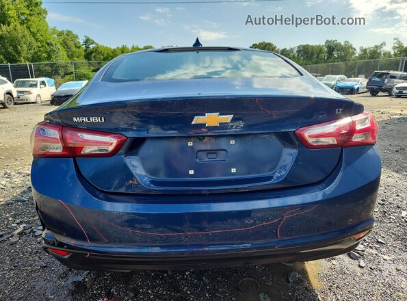 1G1ZD5ST4NF153235 2022 CHEVROLET MALIBU Синий Вид сзади