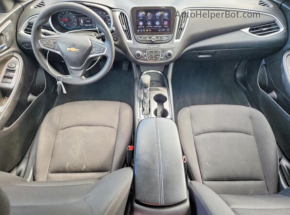 1G1ZD5ST4NF153235 2022 CHEVROLET MALIBU Синий Вид панели приборов