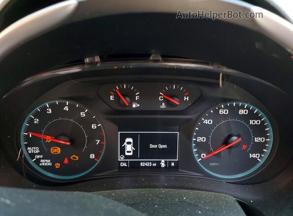 1G1ZD5ST4NF163585 2022 CHEVROLET MALIBU Black Սարքավորումների վահանակի տեսք