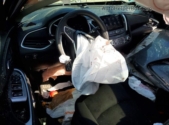 1G1ZD5ST4NF163585 2022 CHEVROLET MALIBU Black Առջևի վահանակի տեսք